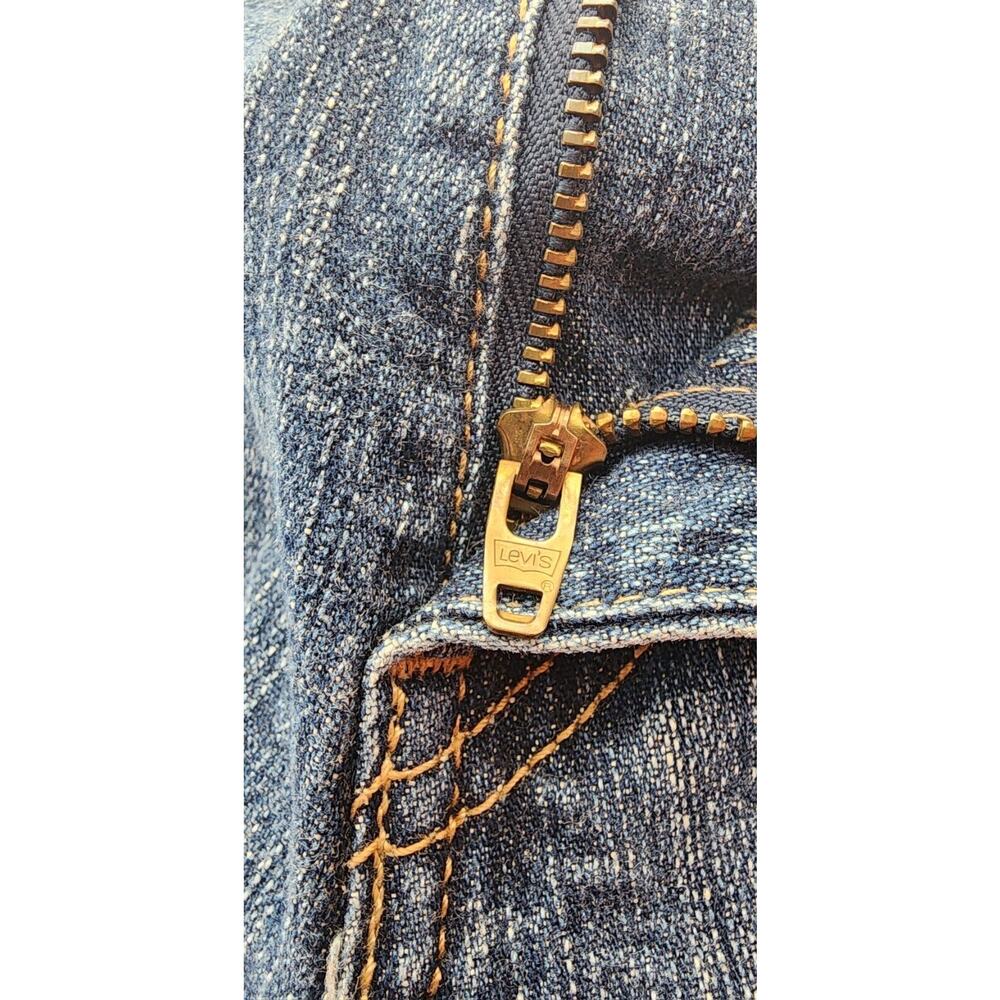 Levis Jeans Womens 8 Blue 550 Relaxed Boot Cut Mid Waist Mom Denim Pants Y2K 07 - Picture 13 of 16